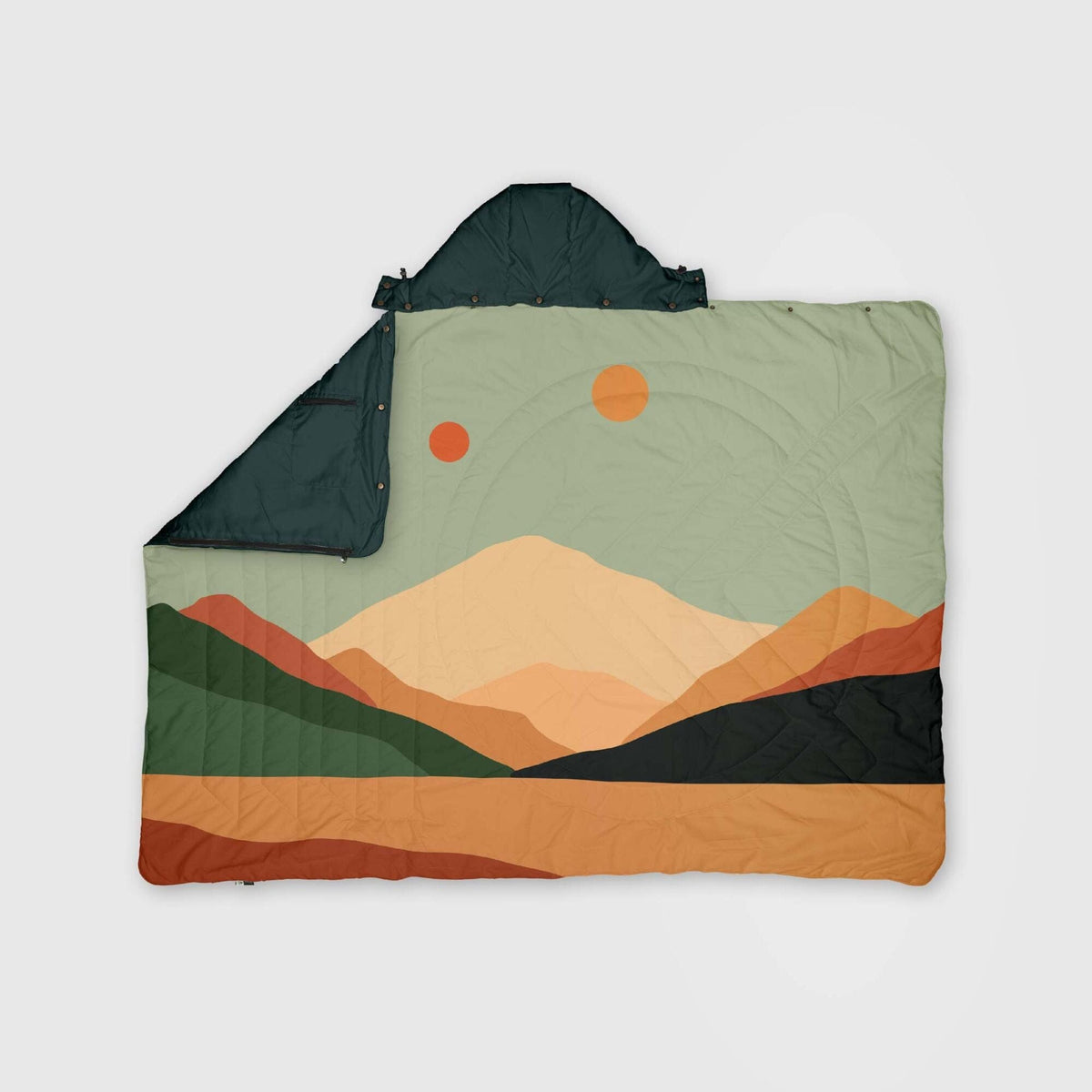 VOITED Recycled Ripstop Travel Blanket - Jasper Blankets VOITED 