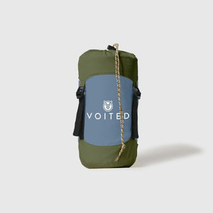 VOITED Recycled Ripstop Travel Blanket - Olive/Mountain Spring Blankets VOITED 