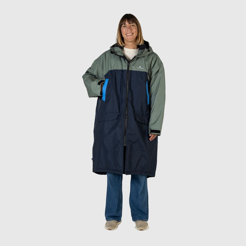 VOITED 3rd Edition Outdoor Changing Robe & Drycoat for Surfing, Camping, Vanlife & Wild Swimming - Ocean Navy/Olive Changewear VOITED 
