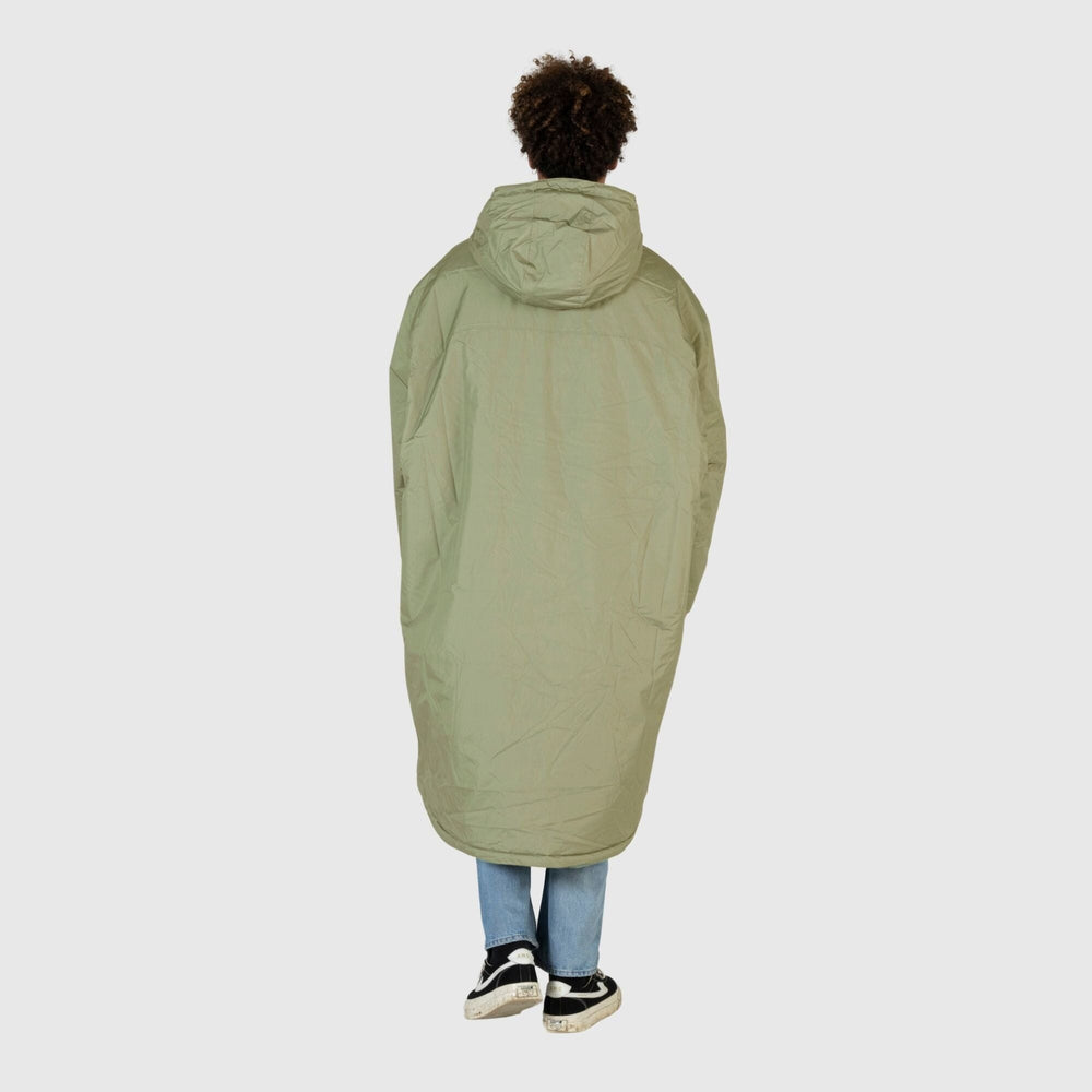 
VOITED 3e Édition Manteau de Changement Extérieur & Drycoat pour le Surf, le Camping, la Vie en Van & la Natation en Milieu Sauvage - Olive
