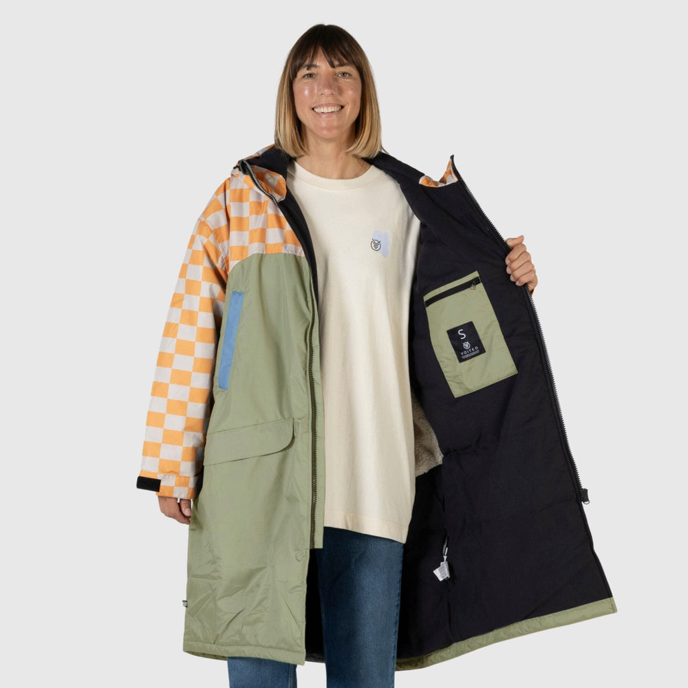 
VOITED 3e Édition Manteau de Changement Extérieur & Drycoat pour le surf, le camping, la vie en van et la baignade en pleine nature - Soleil au rendez-vous
