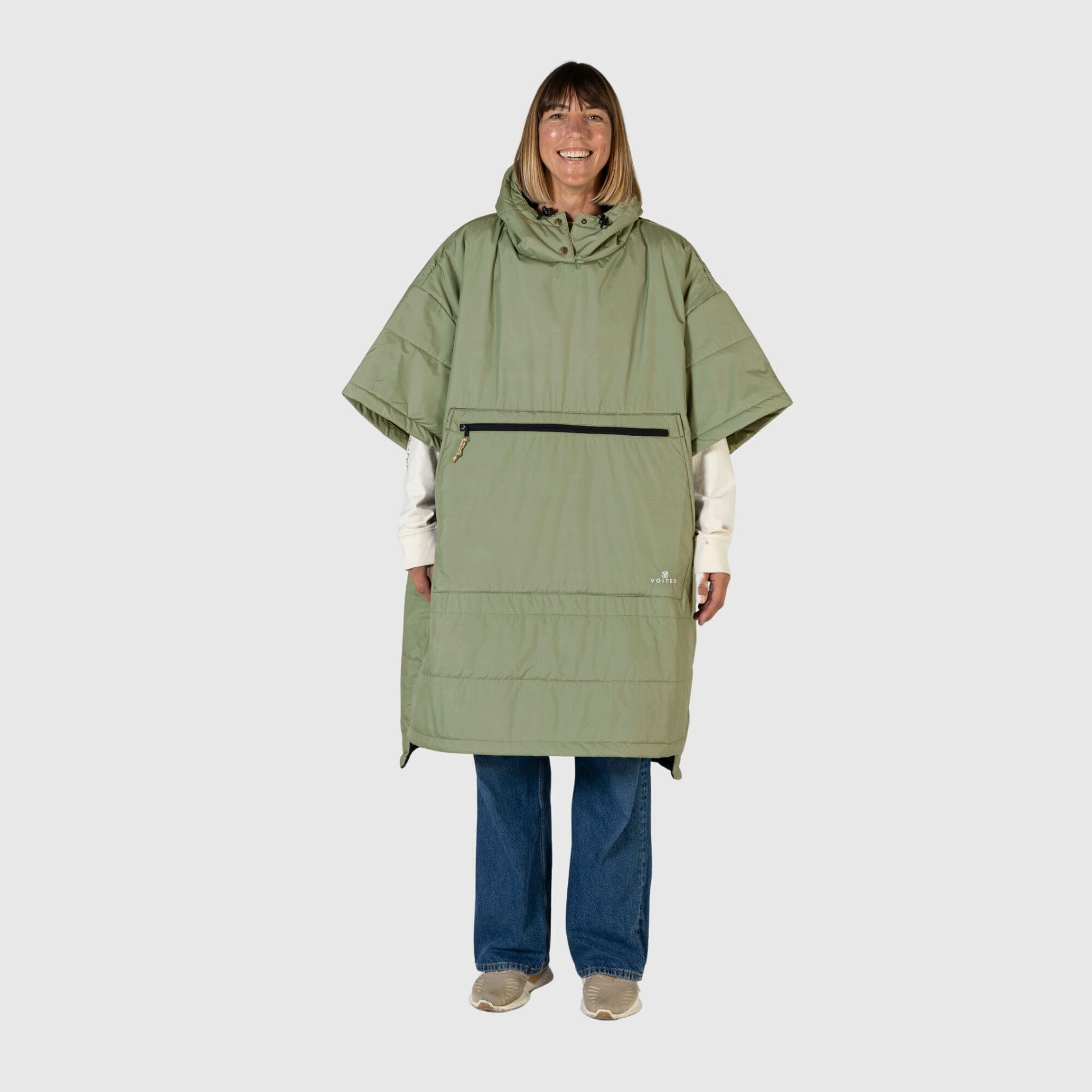 VOITED_Changewear_Poncho_Olive