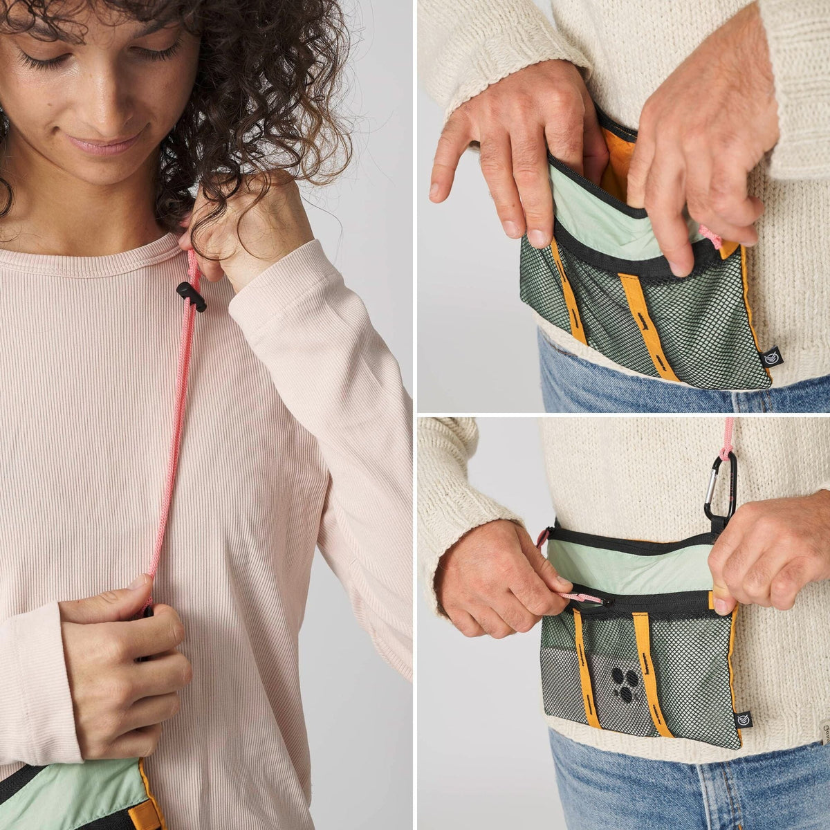 VOITED Essentials Shoulder Bag - Sundial/Cameo Green Accessories VOITED 