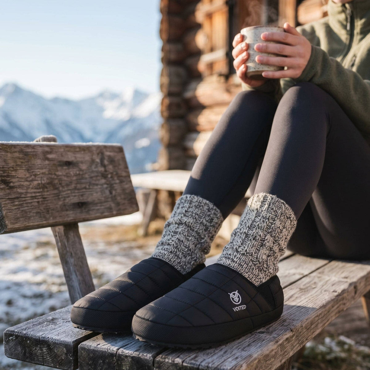 VOITED RidgeLoft SlipOn - Women's fit - Black Footwear VOITED 