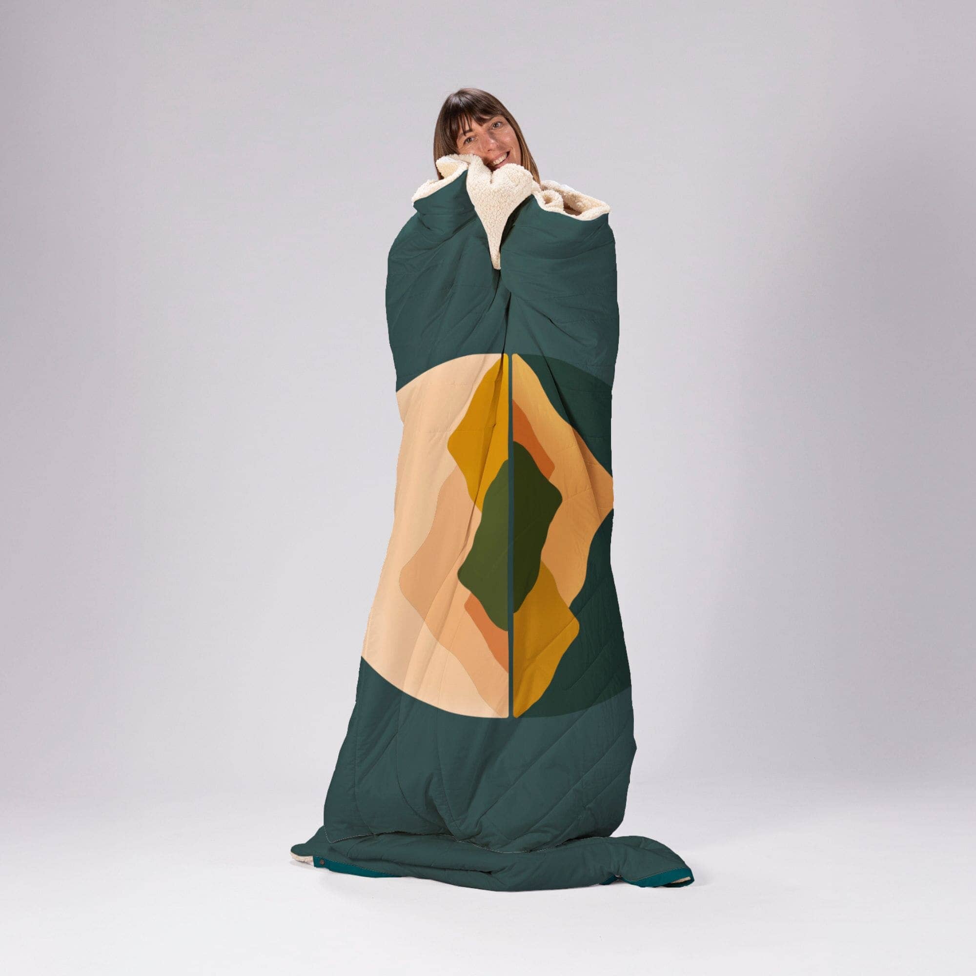 VOITED Queen-Sized CloudTouch Blanket - Day & Night | Cosy
