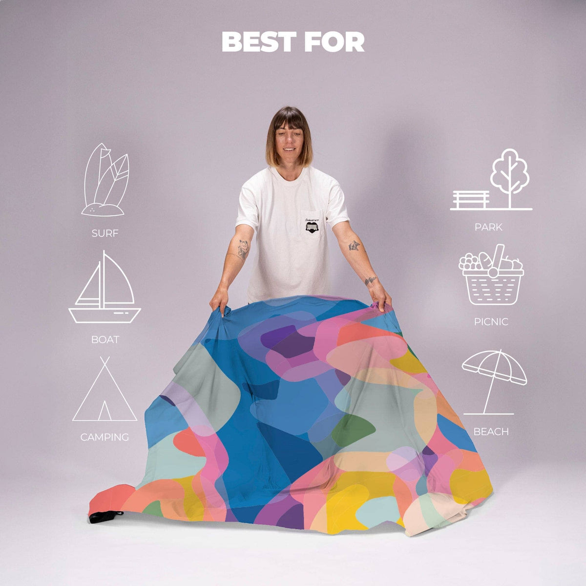 VOITED Sandfree Beach Sheet - Beyond Real Accessories VOITED 