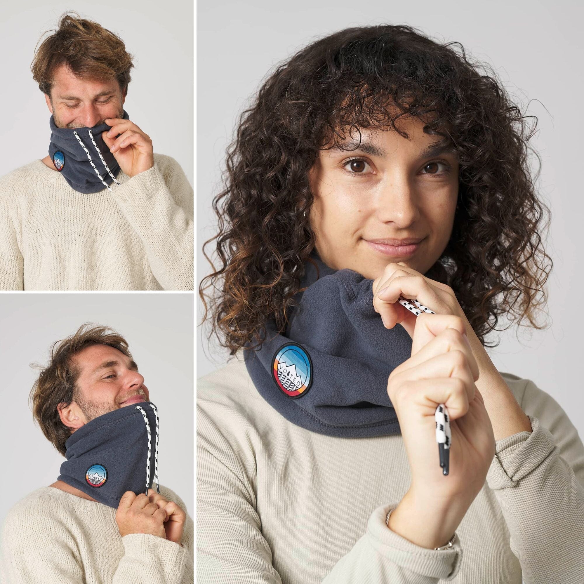 VOITED Snood - Charcoal | Warm & Adjustable Neck Protection