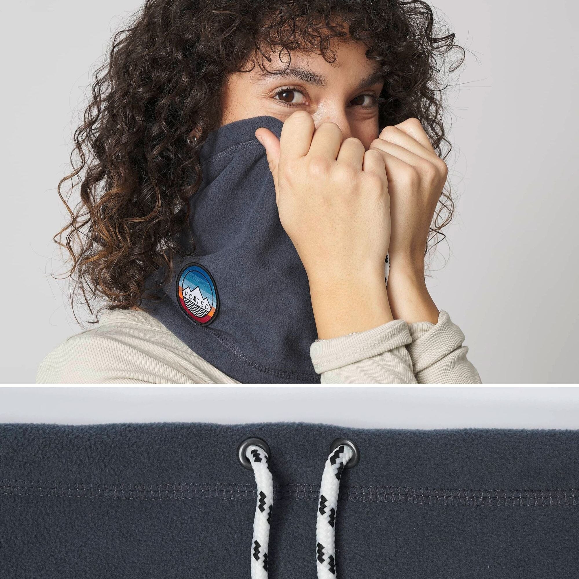 VOITED Snood - Charcoal | Warm & Adjustable Neck Protection