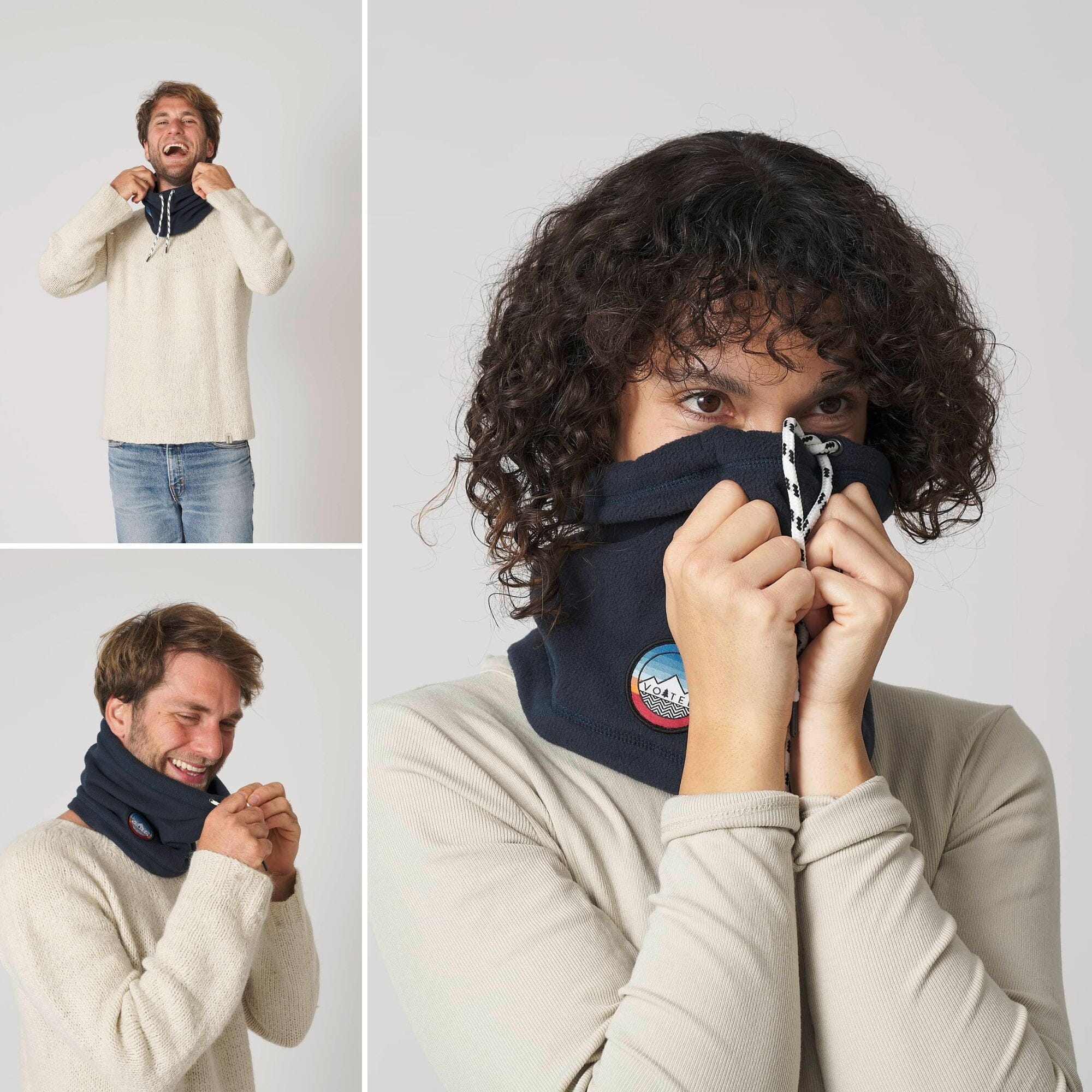 VOITED Snood - Deep Navy | Warm & Adjustable Neck Protection