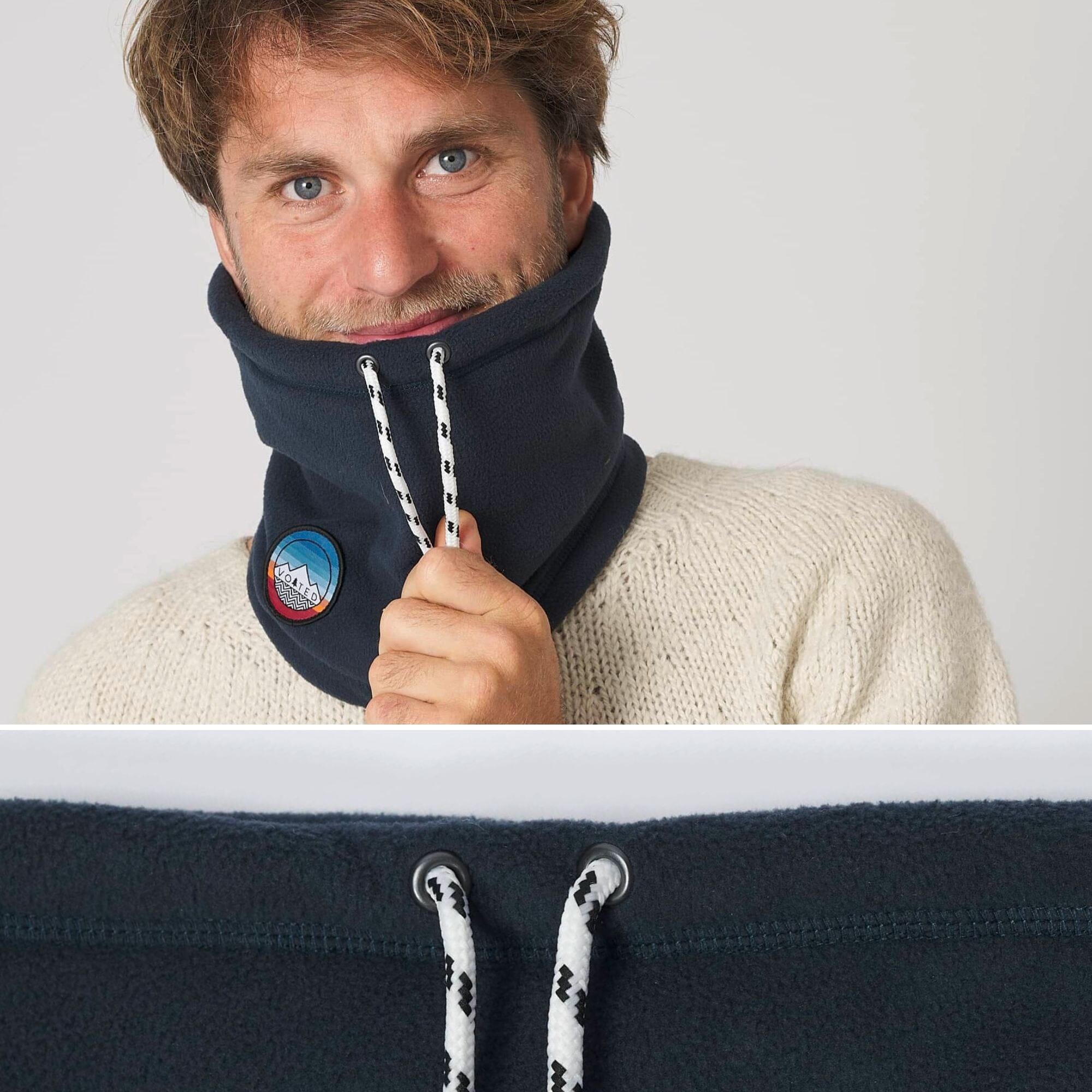VOITED Snood - Deep Navy | Warm & Adjustable Neck Protection VOITED Snood - Deep Navy | Warm & Adjustable Neck Protection