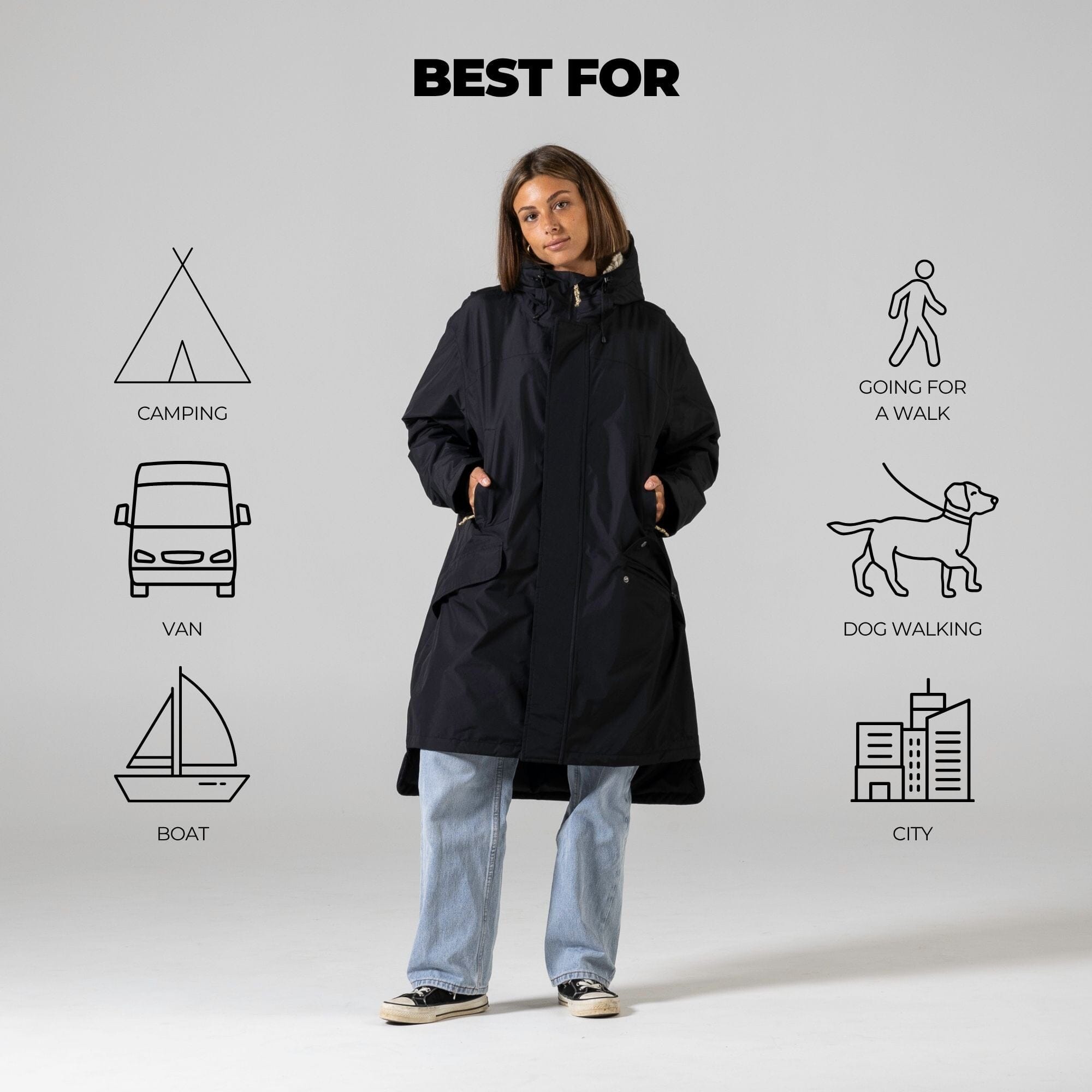 VOITED 3-in-1 Wearever Jacket | Versatile & Weatherproof Outerwear