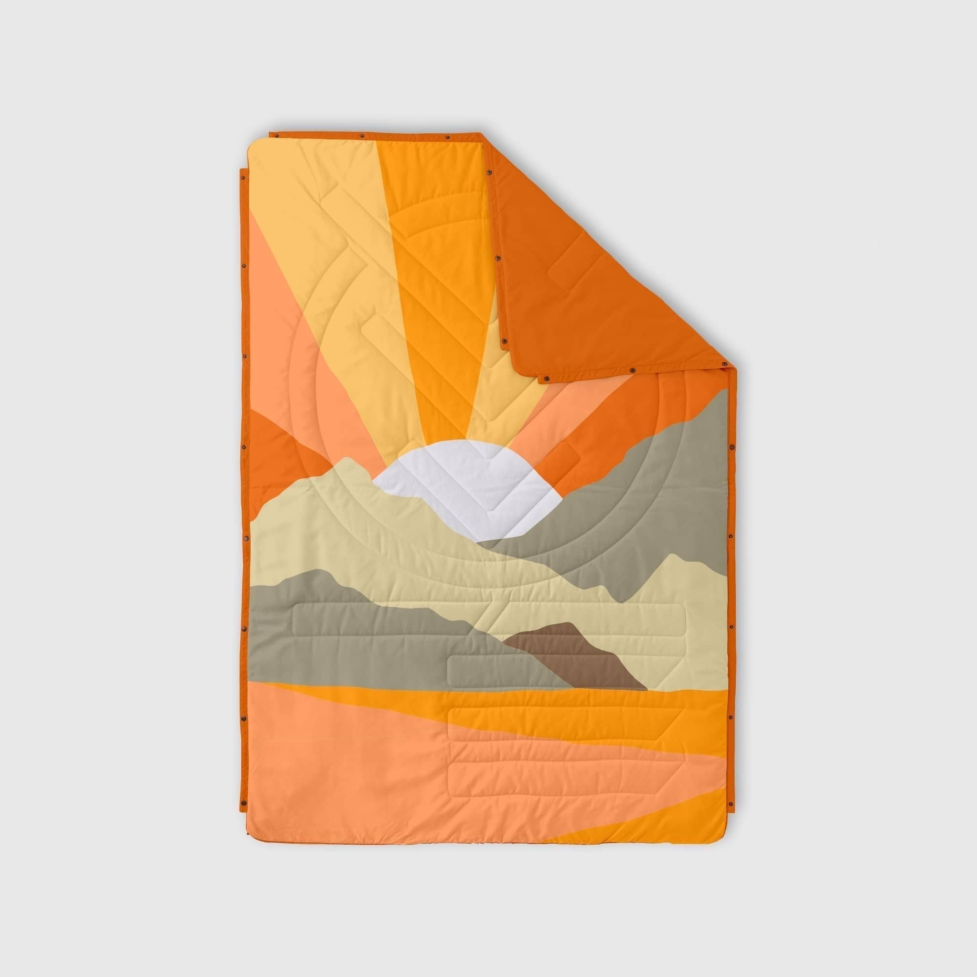 VOITED Insulated, Recycled & Versatile Outdoor Throw Blanket Sunscape