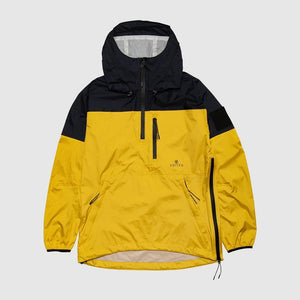 VOITED Gamma Pullover Shell Jacket - Dark Navy/Lemon