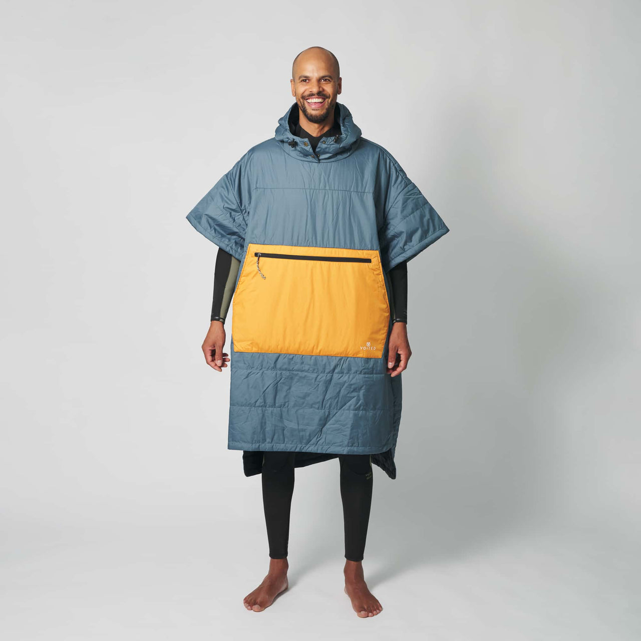 VOITED Surf Inspired Hooded Poncho with a Towel-Like Inside - Marsh Grey /  Desert – VOITED EU