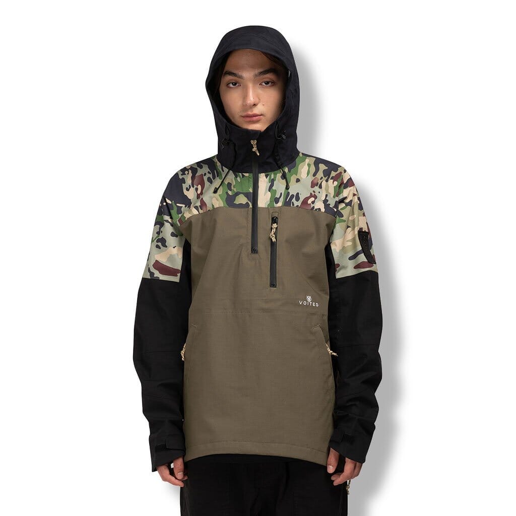VOITED Alpha Pullover Waterproof Jacket - Camo Multico