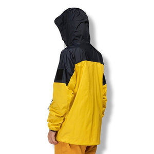 VOITED Gamma Hooded Shell Jacket - Dark Navy/Lemon